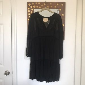 Black lace Anthropologie dress